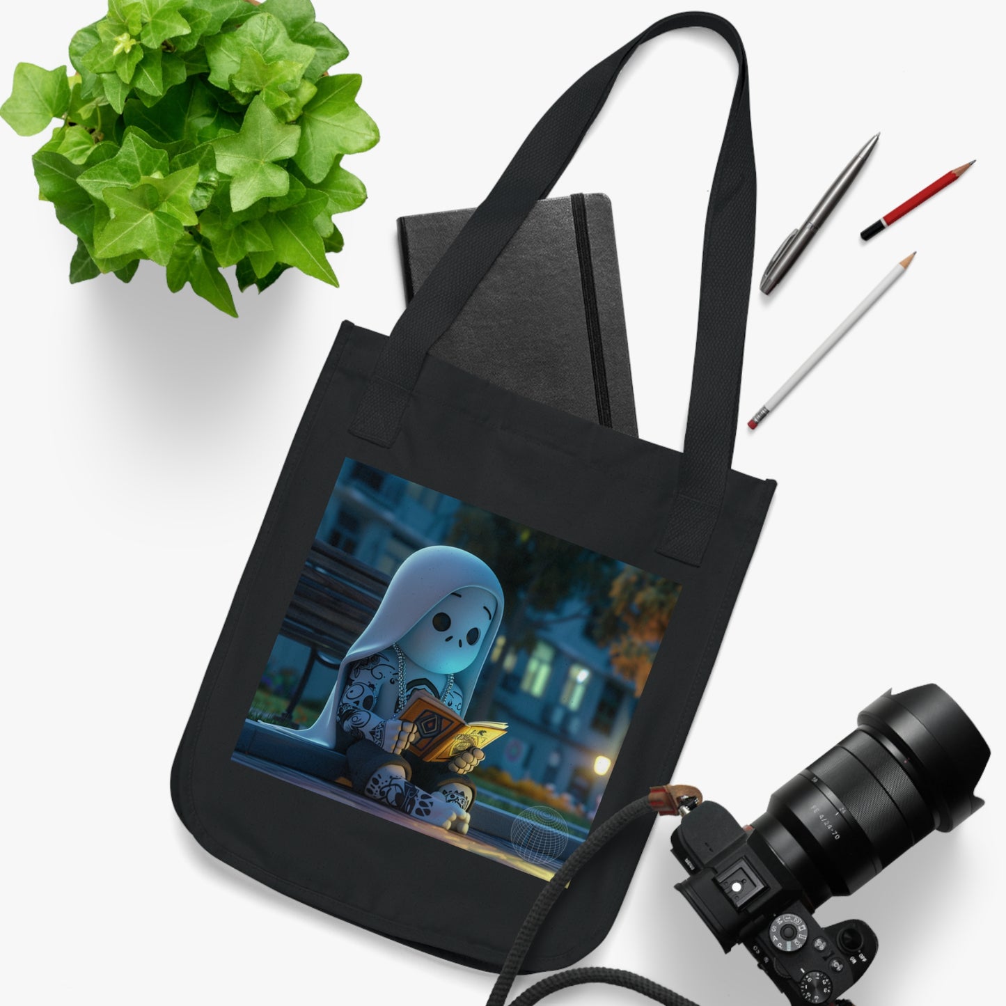 Ghostly Reader Tote