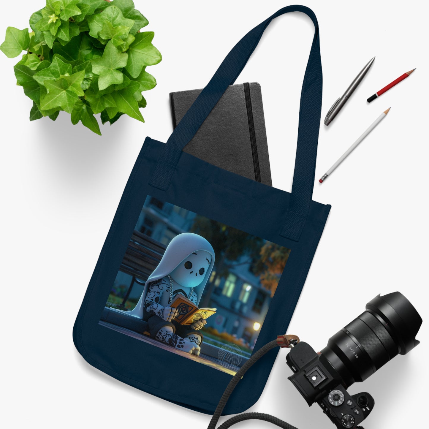 Ghostly Reader Tote